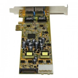 StarTech.com Adattatore scheda di rete PCIe Ethernet Gigabit PCI Express a due porte - PoE/PSE