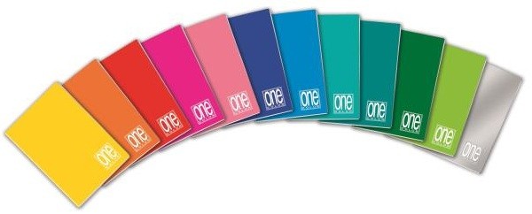 Blasetti One Color quaderno per scrivere Multicolore 20 fogli
