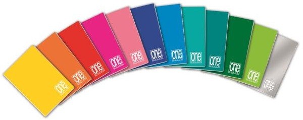 Blasetti One Color quaderno per scrivere Multicolore A5 21 fogli