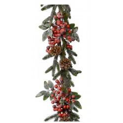 GHIRLANDA PINO CON BACCHE