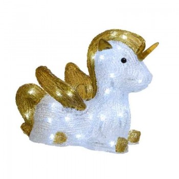 UNICORNO SEDUTO LED DA ESTERNO