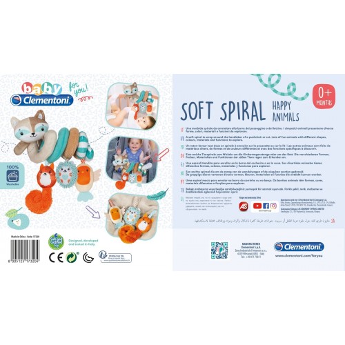 Clementoni Spirale Happy Animals