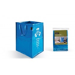 Perfetto 12853 cestino per rifiuti Rettangolare Blu Carta