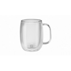 Zwilling Sorrento Plus 39500-114 - Set Da Latte Macchiato, 450 ml, Con Manico, 135x100 mm, Set Da 2 Pezzi 