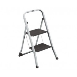 Gimi Tiko 2 Scaletta con gradini Metallico, Multicolore