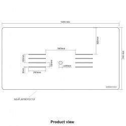 Newstar Schermo trasparente di