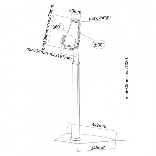 Newstar supporto da pavimento per la maggior...