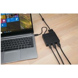 Targus DOCK412EUZ replicatore di porte e docking station per notebook Cablato USB 3.2 Gen 1 (3.1 Gen 1) Type-C Nero