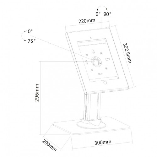 Newstar supporto er iPad/ iPad Air/ iPad Pro 9.7"