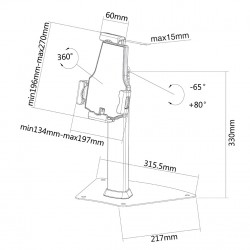 Newstar supporto per dei tablet iPad 7.9"-10.5?