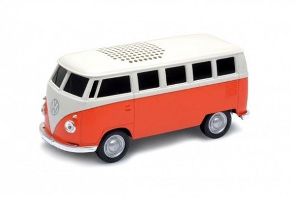 Redline Volkswagen T1 Bus 3 W Altoparlante portatile stereo Nero, Arancione, Bianco