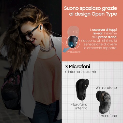 Samsung Galaxy Buds Live, Mystic White Cuffia...