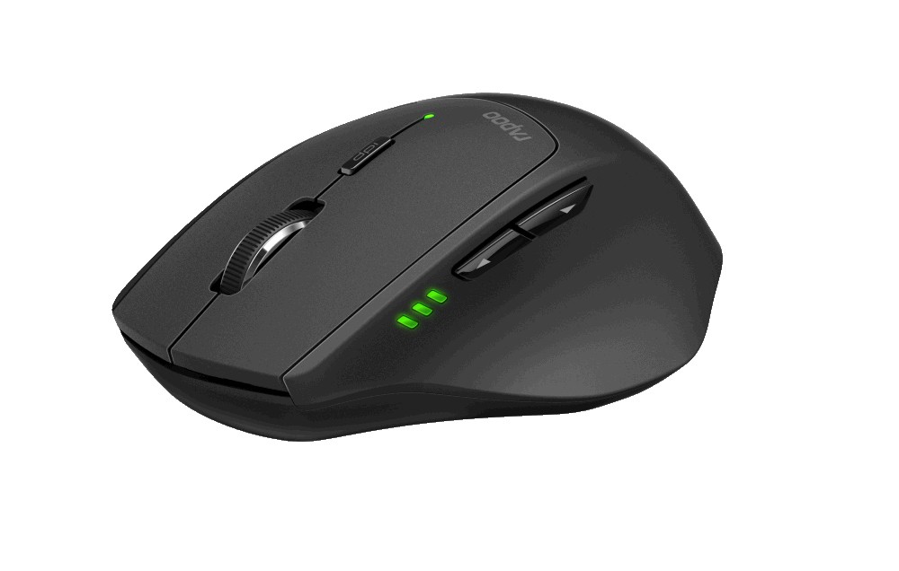 Rapoo MT550 mouse Wireless a RF + Bluetooth Ottico 1600 DPI Mano destra