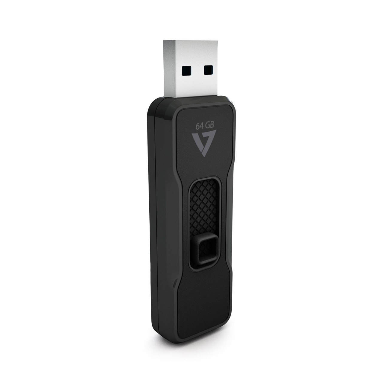 V7 Unità flash USB 2.0 da 64 GB - con connettore USB retrattile