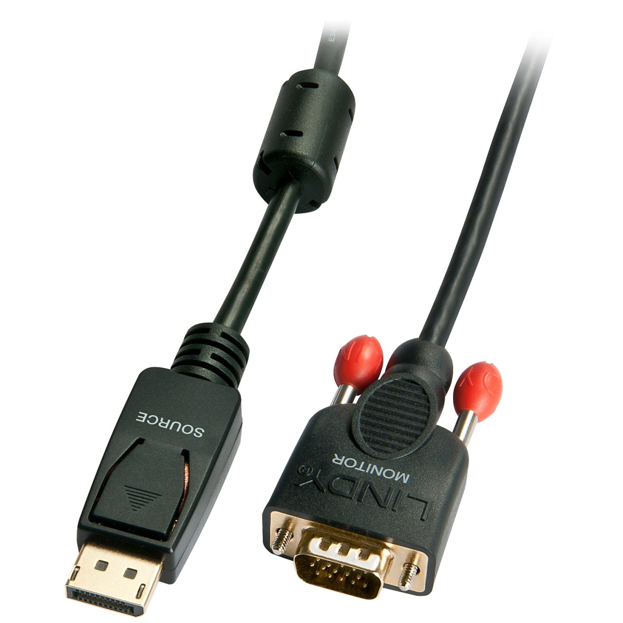 Lindy 41941 cavo e adattatore video 1 m DisplayPort VGA (D-Sub) Nero