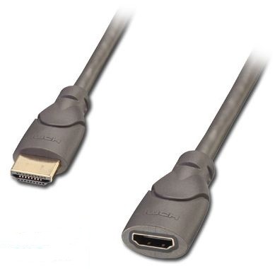 Lindy 2m HDMI cavo HDMI HDMI tipo A (Standard) Nero, Oro