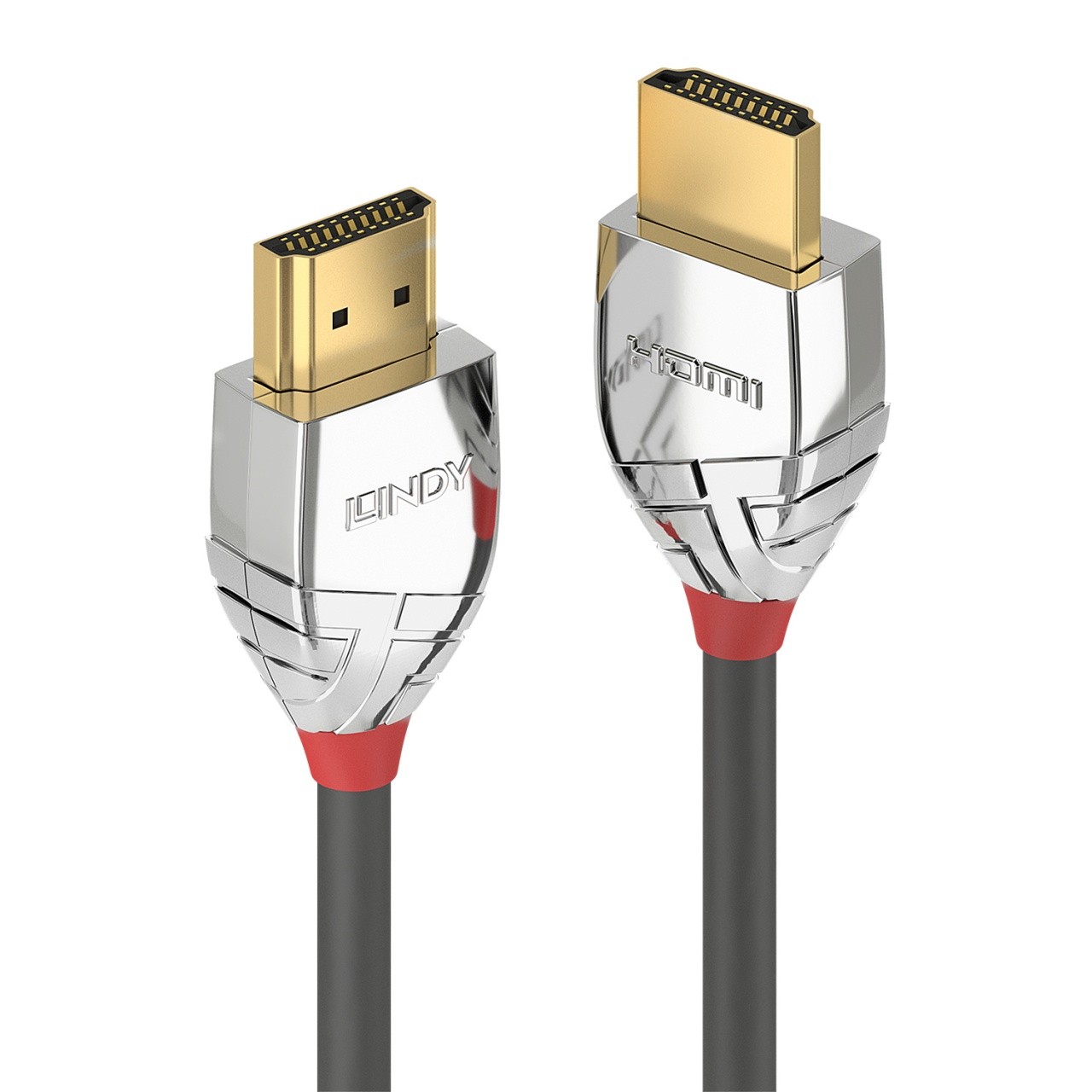 Lindy 37870 cavo HDMI 0,5 m HDMI tipo A (Standard) Nero, Argento