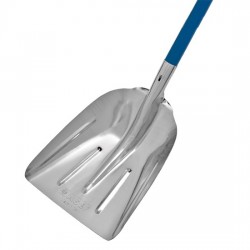 Agef 205/E Pala da neve in alluminio leggera Senza Manico 32,5x42x50 cm