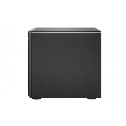 QNAP TL-D1600S contenitore di unità di archiviazione 2.5/3.5" Enclosure HDD/SSD Nero, Grigio