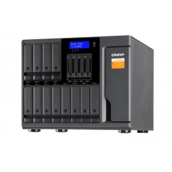 QNAP TL-D1600S contenitore di unità di archiviazione 2.5/3.5" Enclosure HDD/SSD Nero, Grigio