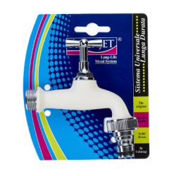 Aquajet B 995 WHT Rubinetto In Ottone Cromato Verniciato – Bianco