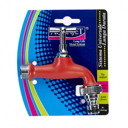 Aquajet B 995 RED Rubinetto In Ottone Cromato Verniciato – Rosso