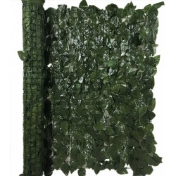 4F Siepe Artificiale Laurel Verde Scuro Recinzione Balcone Giardino 100x300 cm