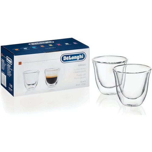 De Longhi - Set 2 Tazze in Vetro