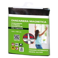 ZANZARIERA PROMO MAGNETICA NERA 120X160