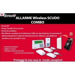 Bravo 45838 Allarme Wireless Scudo Combo