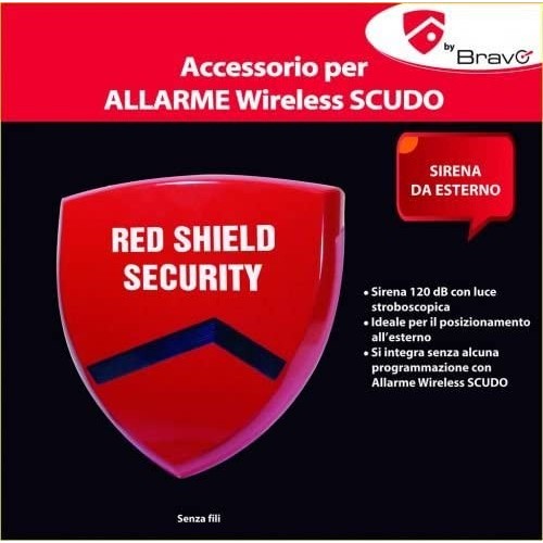 Bravo 92902937 Sirena Wireless per Allarme...