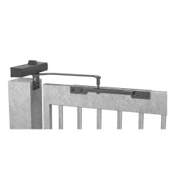 Assa Abloy DC 680 G - Pignone e Cremagliera Chiudicancello - Finitura Nera