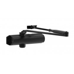 Assa Abloy DC120 Nero Chiudiporta Aereo Forza 2/4 Compreso di Braccio Senza Fermo