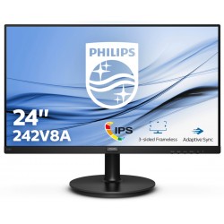 Philips V Line 242V8A/00 monitor piatto per PC 60,5 cm (23.8") 1920 x 1080 Pixel Full HD LCD Nero