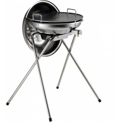 BARBECUE GAS INOX CON COPERCHIO   4776