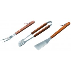 BARBECUE SET 3 UTENSILI INOX    03430