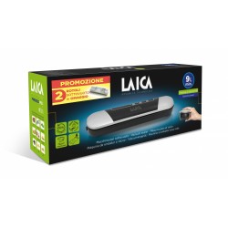 Laica PZ20100, Macchina per Sottovuoto Nero 0,6 mbar