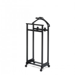 Foppapedretti L'Indossatore - Servomuto Monospalla con Portaoggetti e Ruote, Pinze e Appendigonna, Wengè