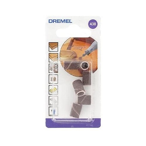Dremel 438 Cilindri Abrasivi Grana 120 6.4 mm 6...