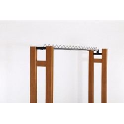 Foppapedretti Snake 90 - Appendiabiti Chiudibile con Supporto per Ometti con Ruote, Noce