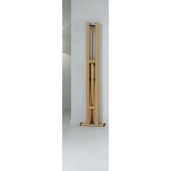 Foppapedretti Snake 90 - Appendiabiti Chiudibile con Supporto per Ometti con Ruote, Naturale