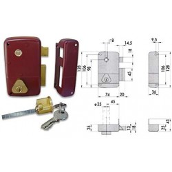 Cisa 50210-45-2 Serratura Applicare Cilindro Staccato SX