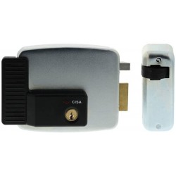 Cisa 11721801 Elettroserratura da Applicare 12 V Zincato Entrata 80 DX