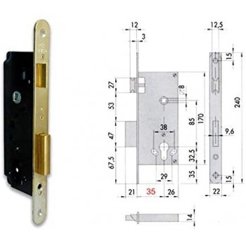 Cisa 5C130-40-0 Serratura...