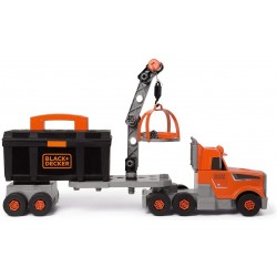 Smoby 7600360175 - Bricolo Camion con Cassetta Attrezzi Black&Decker