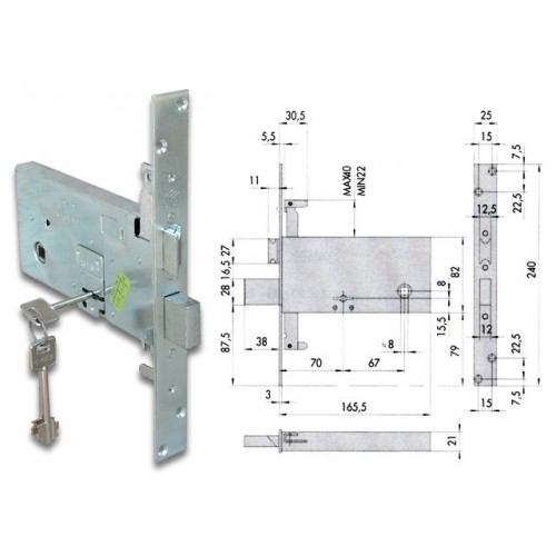 CISA 57317-73-0 SERR D/M INFIL TRIPL S/A