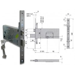 CISA 57365-100 SERRATURA RULLO