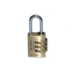 CISA 21190 LUCCHETTO LOGO COMBINAZ.MM 20