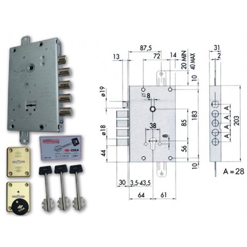CISA 57665-28-A SERR D/M NEW C FACILE