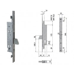 CISA 46220-35 SERRATURA S/C.CATENACCIO